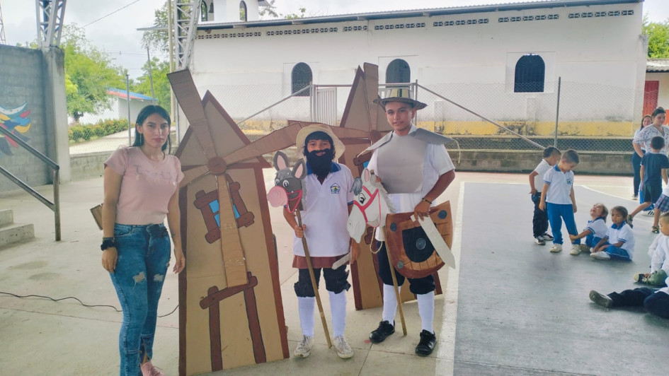 Los estudiantes personificaron a sus autores favoritos.
