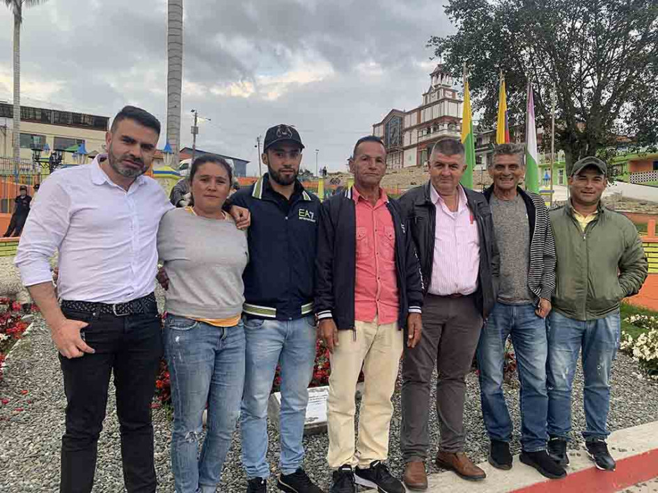 Se integraron con los artistas y caminantes Foto|Cortesía|LA PATRIA