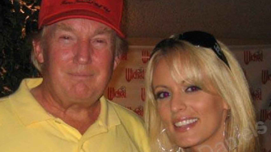 Donald Trump y Stormy Daniels.