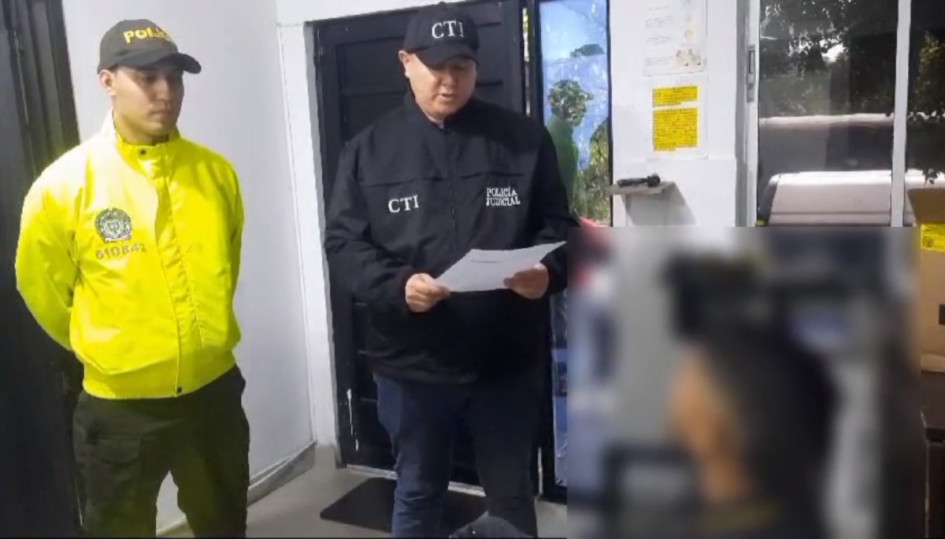 Alias Mello fue capturado por el Departamento de Policía Caldas en La Dorada por los presuntos delitos de homicidio y porte de armas de fuego.