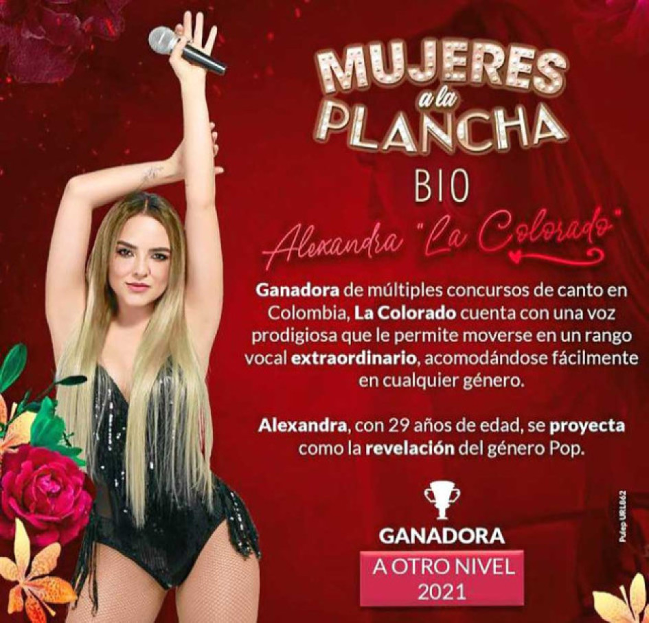 Supimos que: la caldense Alexandra Colorado De A otro nivel a Mujeres a la Plancha