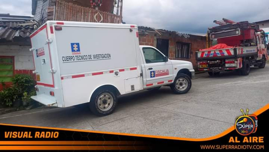 Inspección en Chinchiná. Foto cortesía de la Super Radio TV