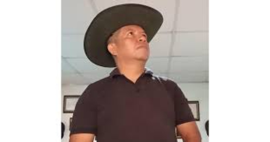 El expolicía asesinado.