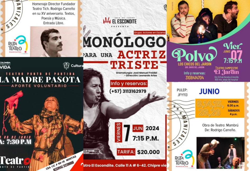 Disfrute de la ruta del teatro. 