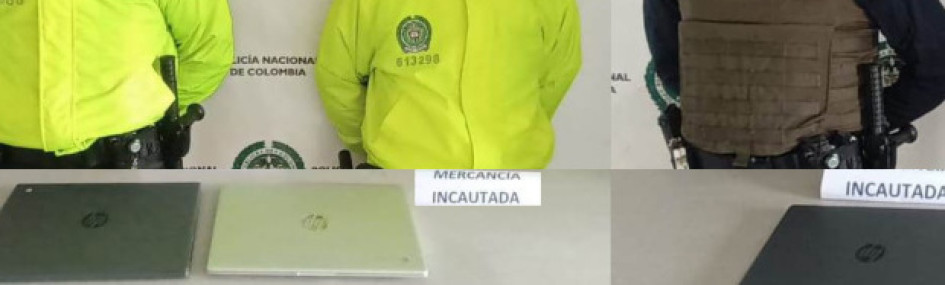 Los portátiles recuperados.