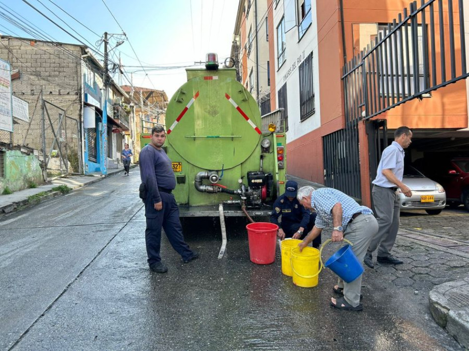 Corte de agua en Villamaría