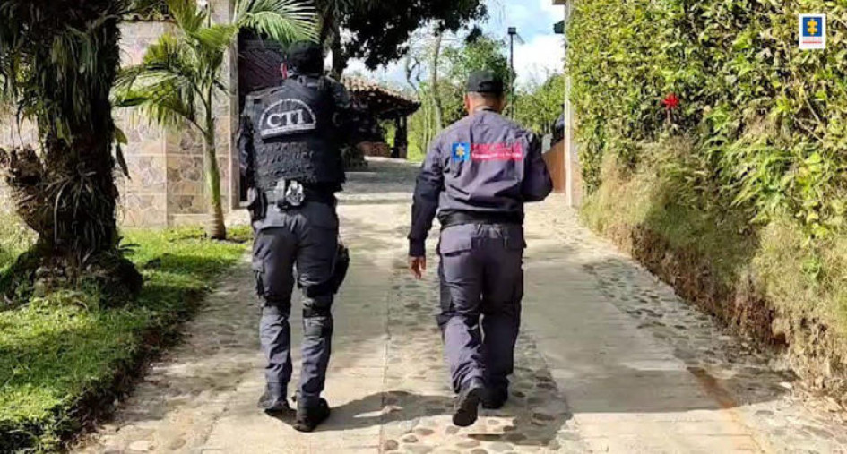 Operativo de ocupación, foto de la Fiscalía.