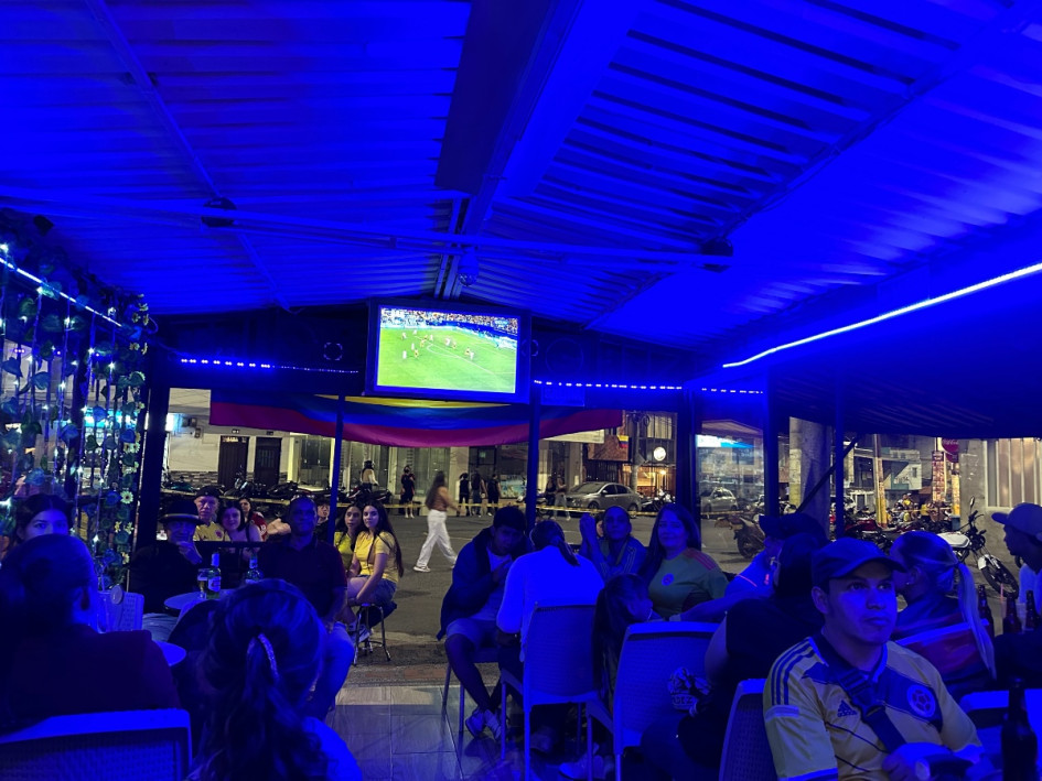 Los ansermeños vivieron con entusiasmo la victoria de Colombia 1-0 sobre Uruguay el pasado miércoles.