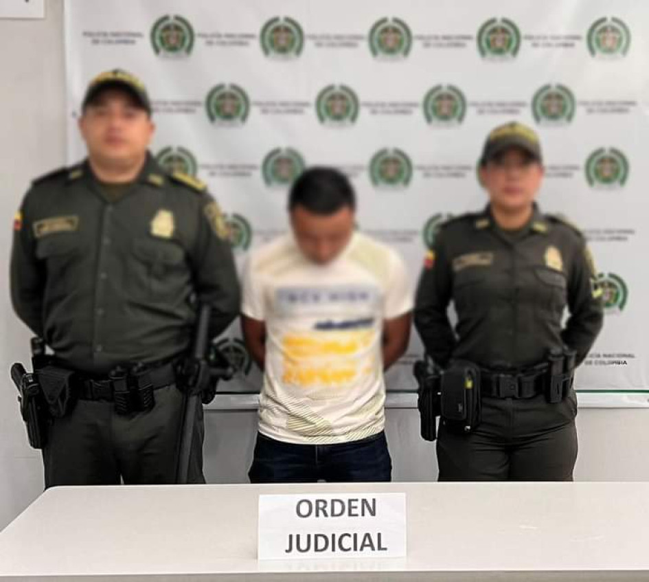 Él es el detenido
