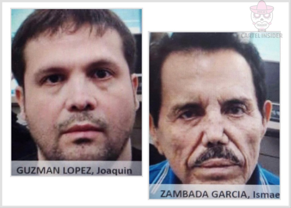 Joaquín Guzmán López e Ismael Mayo Zambada, capturados en las últimas horas cerca de la ciudad fronteriza de El Paso (Texas).