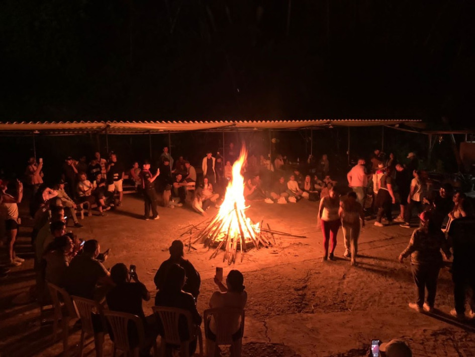 La lunada se realizó en la finca Atardeceres, ubicado a tres kilómetros de Villamaría.