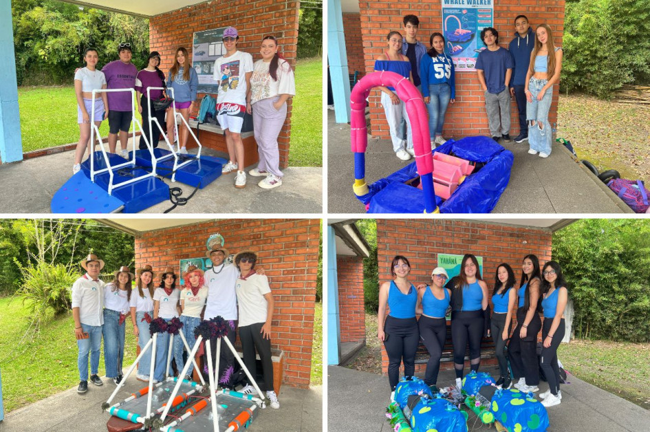 El reto fue diseñado en la piscina del Bosque Popular El Prado.
