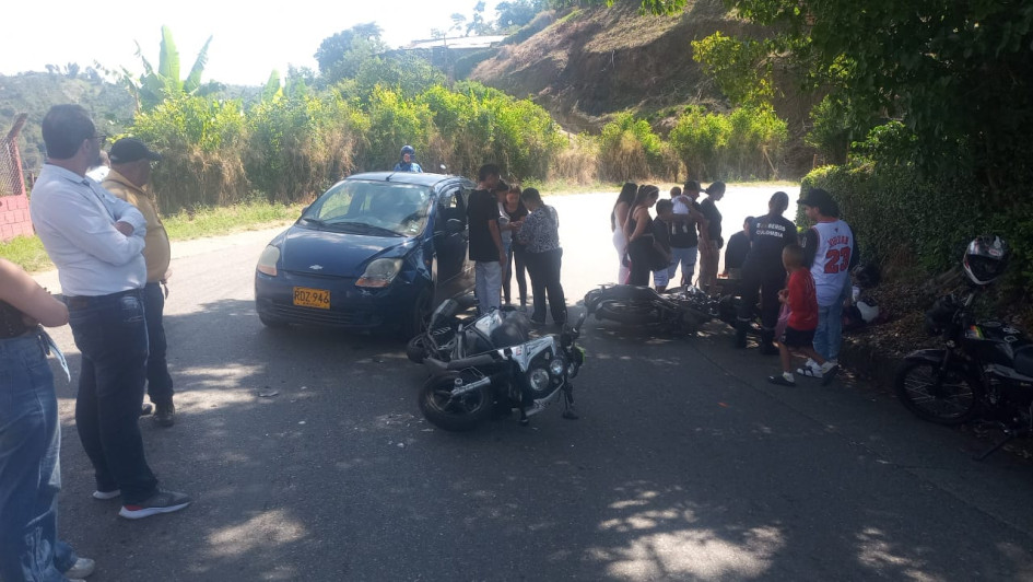 El accidente en la vía Neira - Aranzazu. 