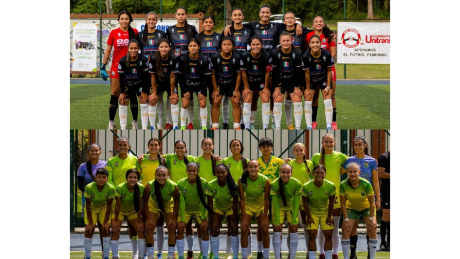 Las finalistas de la Copa La Patria Femenina. 