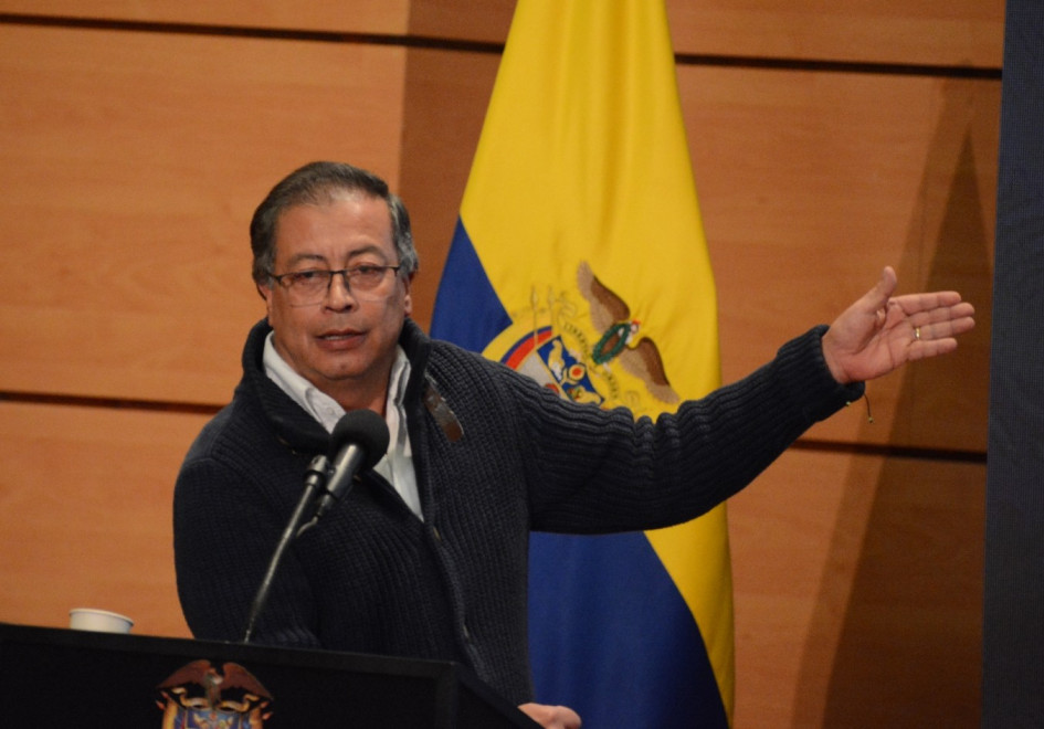 El presidente, Gustavo Petro, estuvo el viernes en el hotel Termales El Otoño en el Foro de Reactivación Económica en Caldas.
