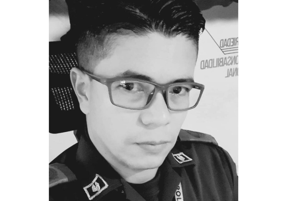 Nelson Arredondo, el policía manizaleño atropellado por un carro en Pereira.