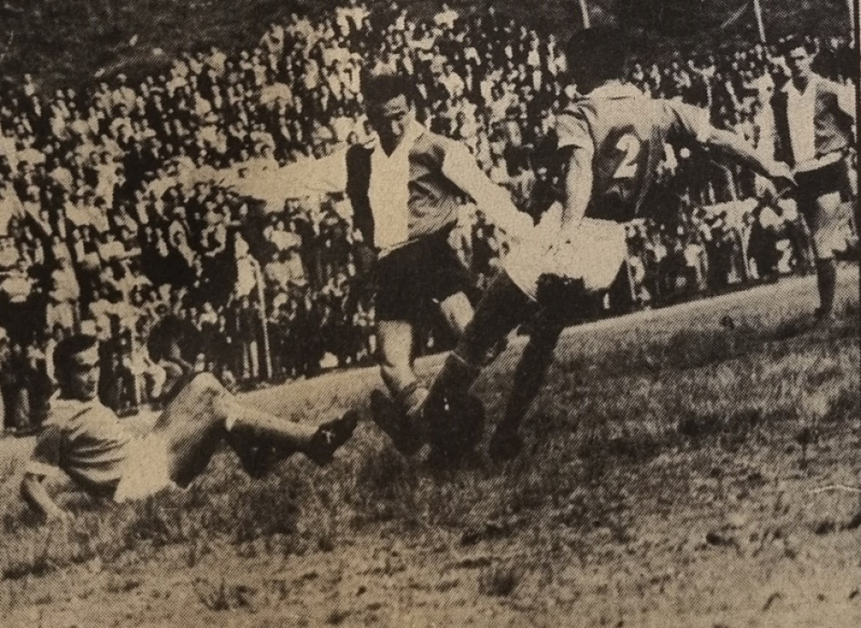 Don Alfonso 'El Petiso' Núñez, jugador del Once Caldas en la década del 60.