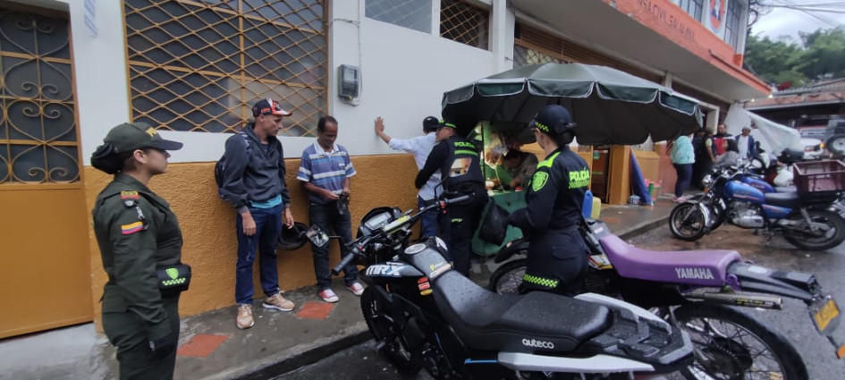 Operativo de Policía.