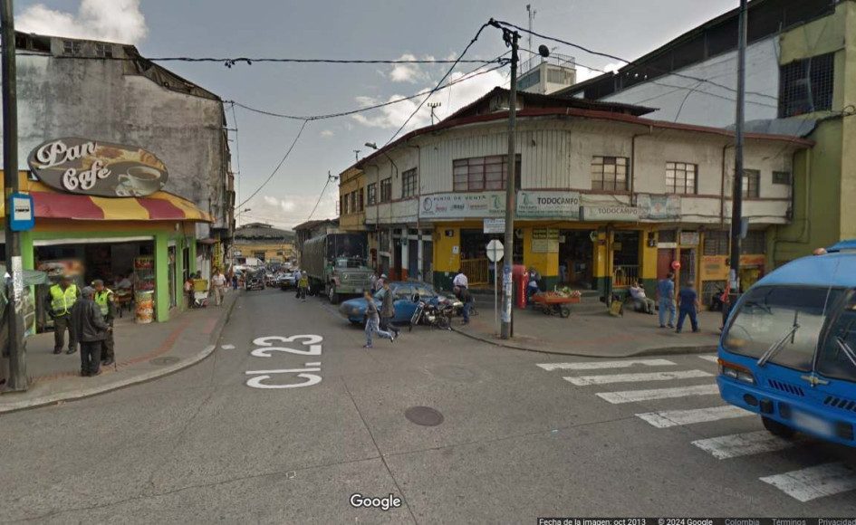 Sitio de la detención. Foto google maps