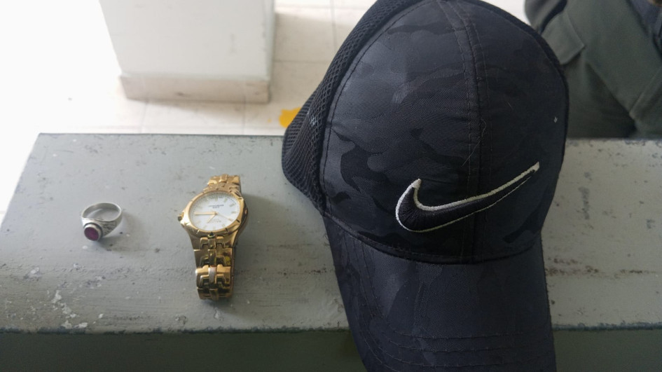 Elementos recuperados, foto de la Policía.