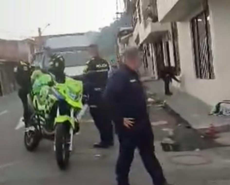 Lugar del crimen. Foto tomada de video de Adolfo Tovar.