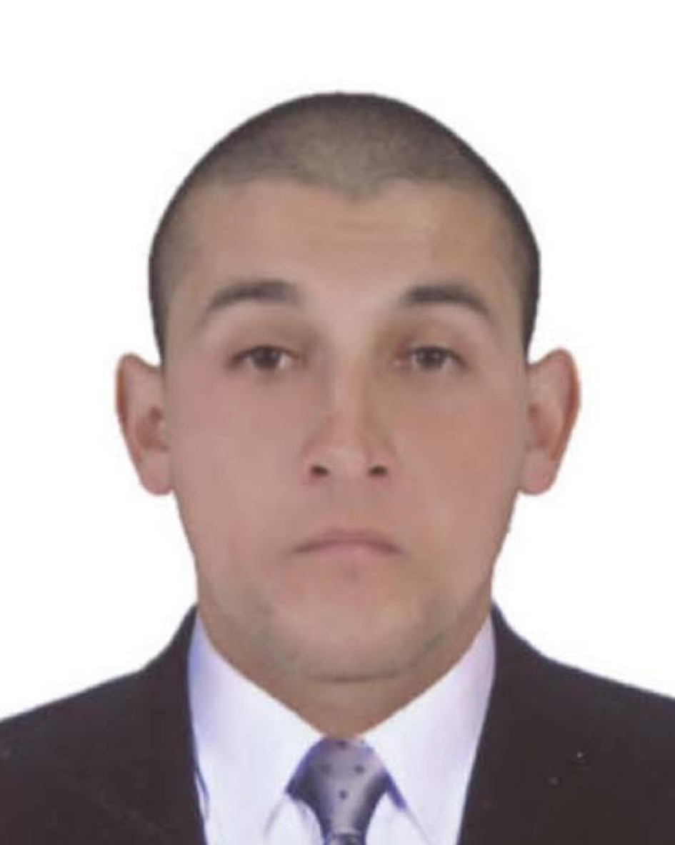 La víctima, Raúl Andrés Gaviria López.