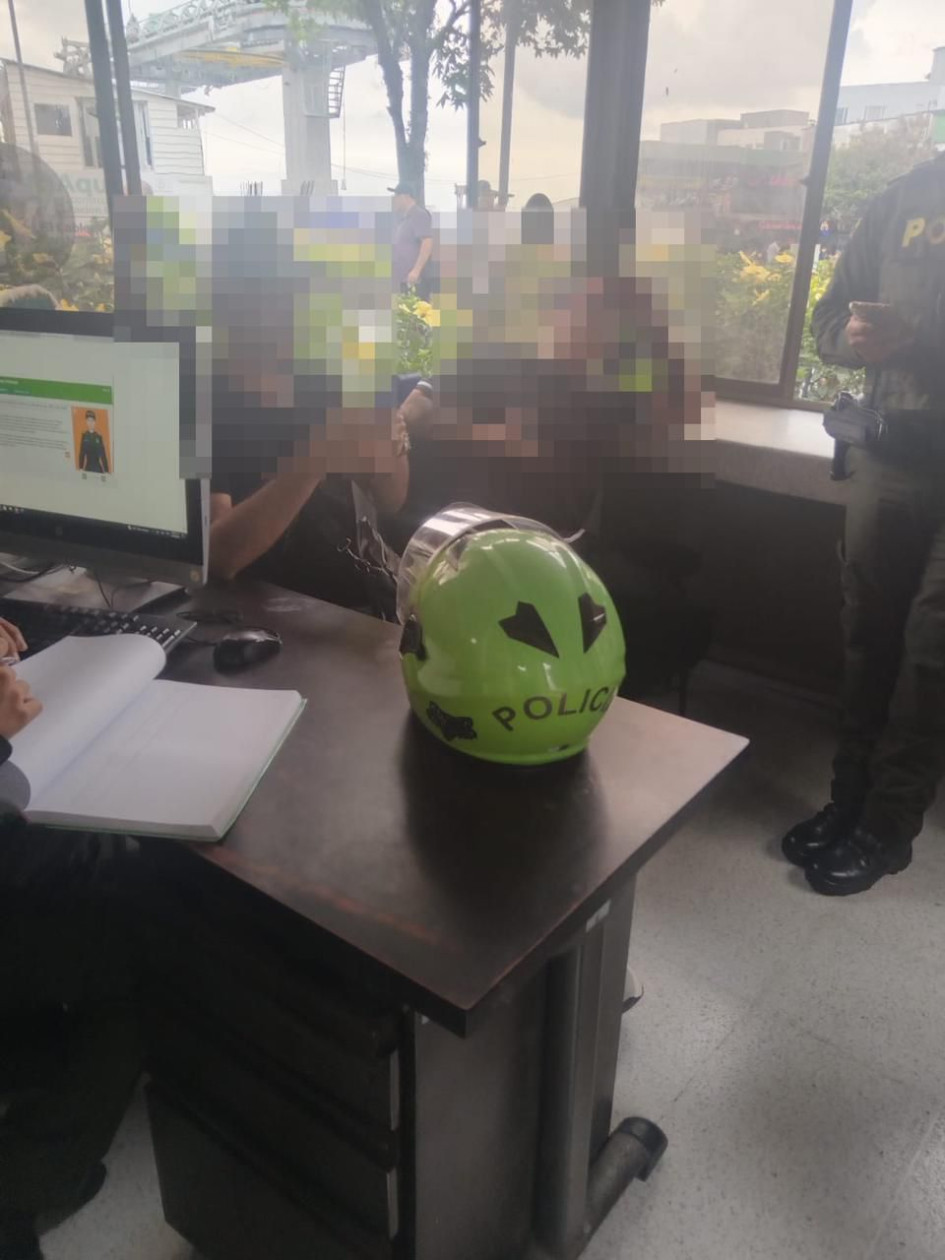 La aprehensión. Foto de la Alcaldía.