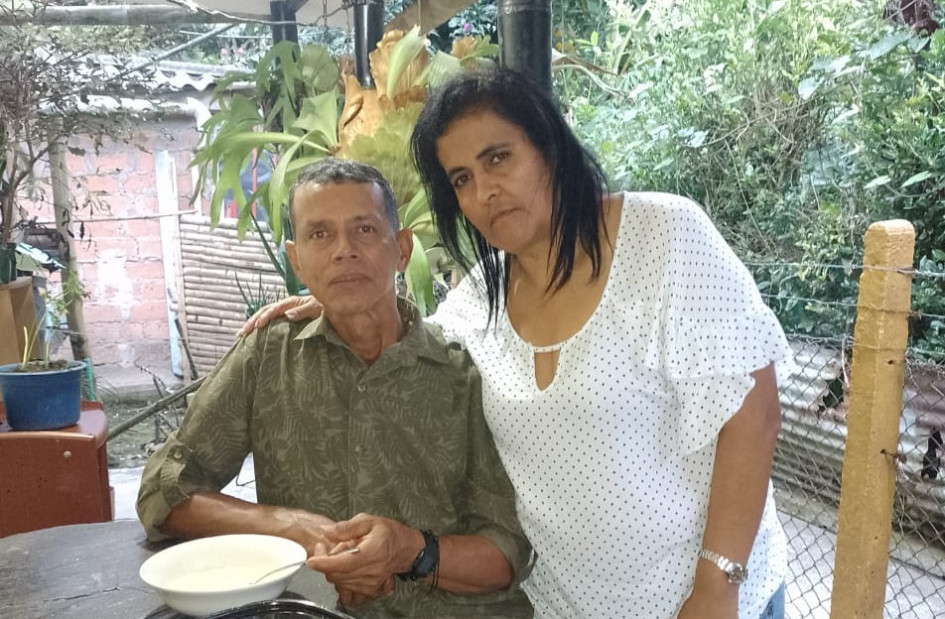 Joaquín Emilio Torres Gómez llevaba 30 años junto a su esposa, Astrid Restrepo.