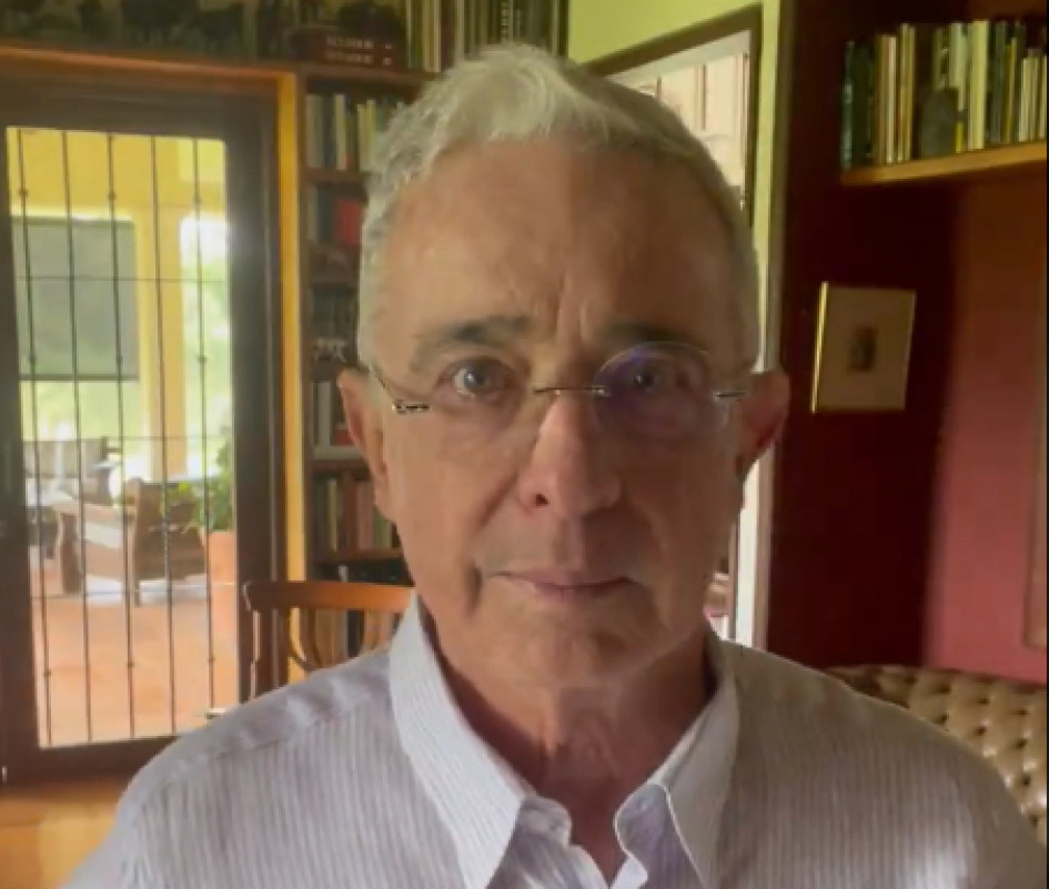 Álvaro Uribe Vélez, expresidente de Colombia.