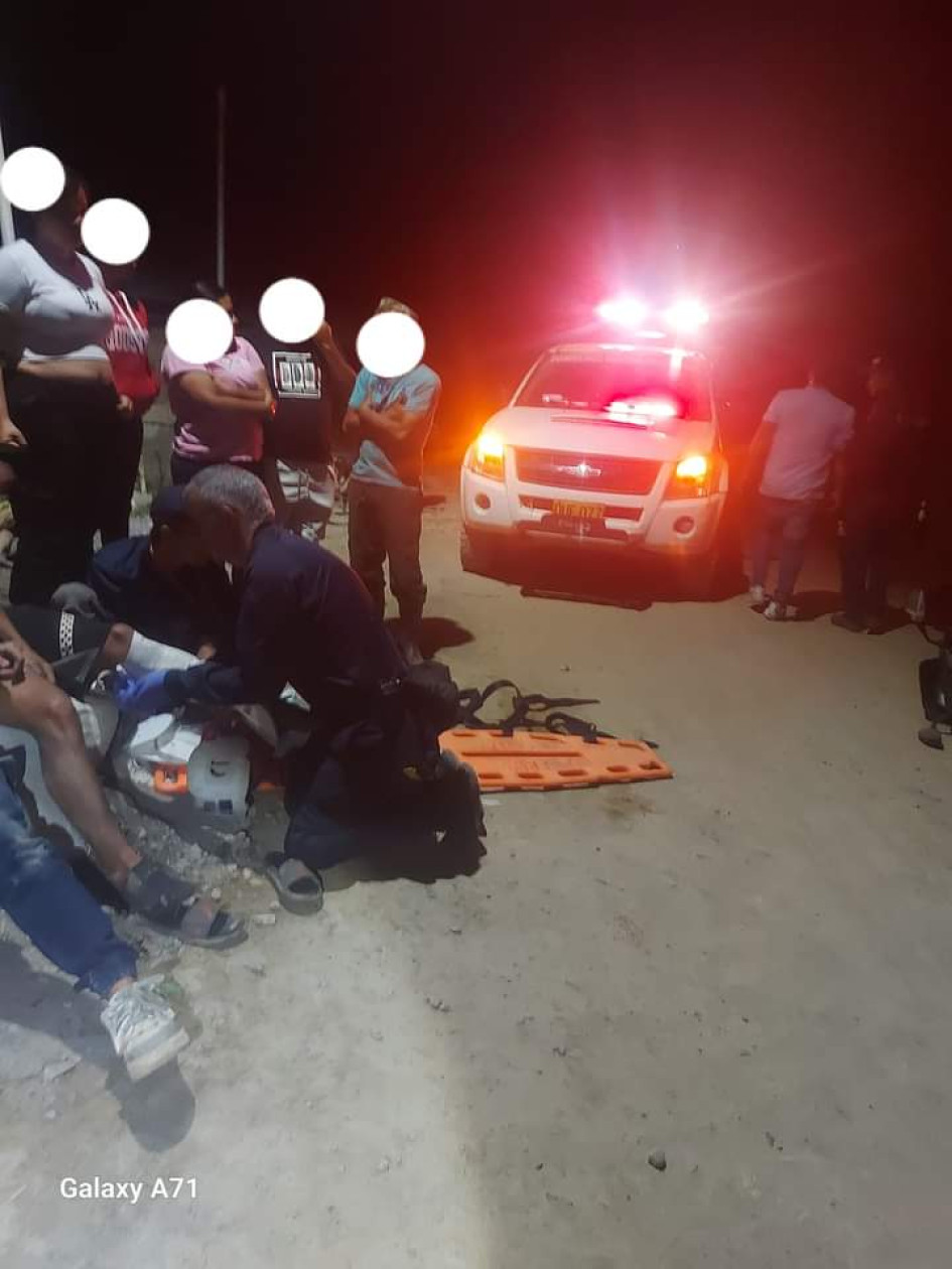 Los tres lesionados tienen edades de 38, 24 y 19 años.