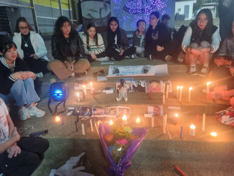 En Manizales se le rindió un homenaje a Liam Payne.