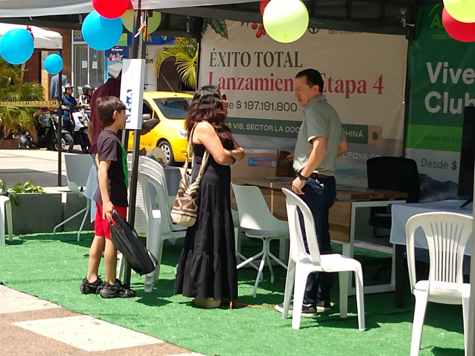 La oferta inmobiliaria y de construcción de Chinchiná la muestran hoy y mañana en el Parque de Bolívar. Es la segunda edición de Expo Chinchiná.