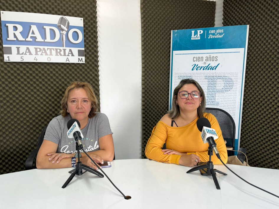 Adriana Arango, exconcejala de Manizales y vicepresidenta de la Cooperativa Mercar de la Plaza de Mercado de Manizales y Luz Adriana Gallego, gerente de la Cooperativa Mercar. 