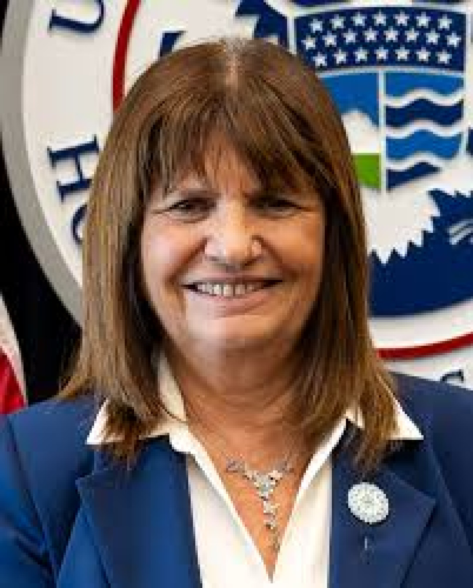 La ministra de Seguridad de Argentina, Patricia Bullrich.