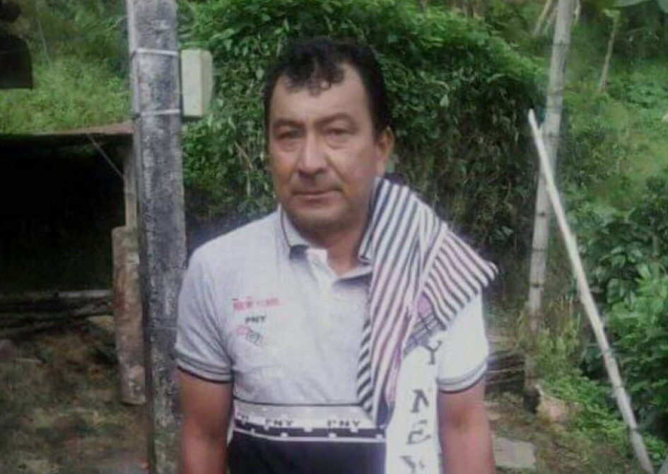 Humberto de Jesús Taba Hernández, de 62 años, fue cabildante del resguardo, tenía dos hijos y dos hijas, además de 9 nietos.