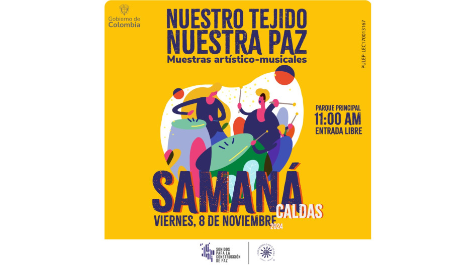 El concierto será mañana a partir de las 11:00 a.m. en el Parque Principal de Samaná. 