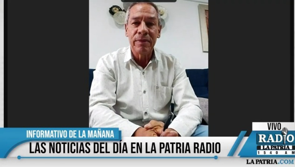 Jorge Iván Castaño, corresponsal en Neira del periódico LA PATRIA. 