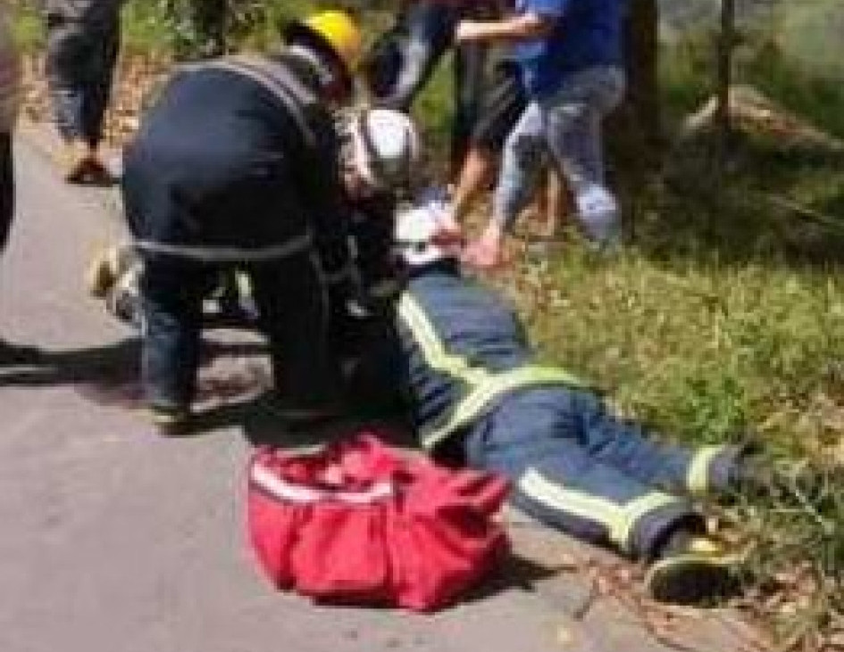 Foto usada para ilustrar, de un accidente entre Salamina y Aranzazu.