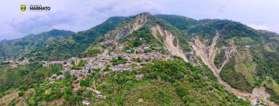 En esta foto, del Facebook de la Alcaldía, se observa Marmato, que es uno de los municipios más antiguos del país.