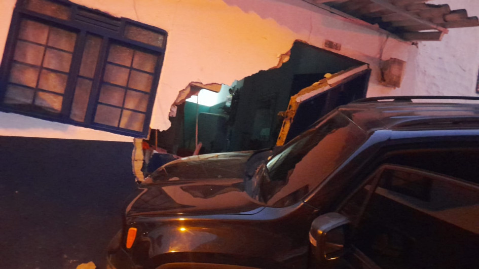 Así quedó la casa afectada, en el barrio San Vicente de Anserma.