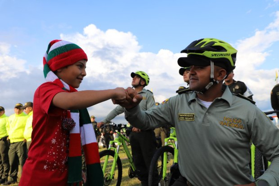 El contacto con la comunidad será clave. Fotos de la Policía.