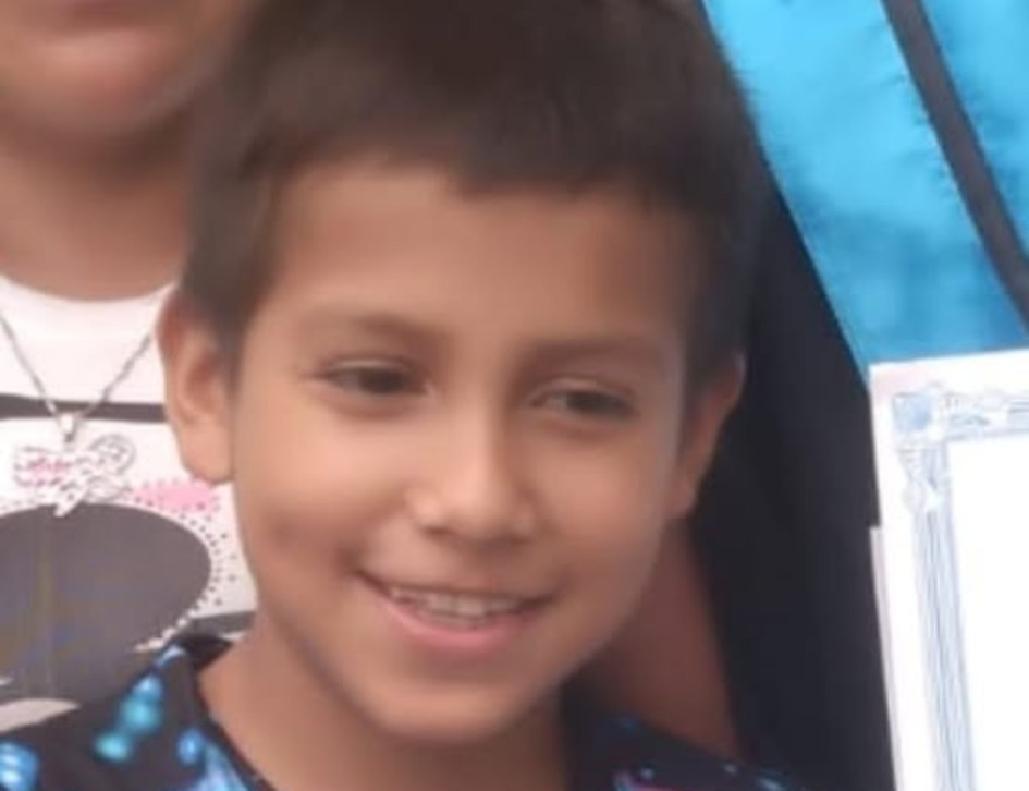 Diego Valencia Camayo, de 9 años.