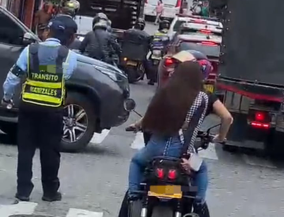 La imagen del video que rodó por redes sociales.