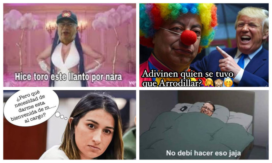Tras conocerse la crisis entre los gobiernos de Colombia y Estados Unidos, algunos internautas realizaron los mejores memes de la situación.