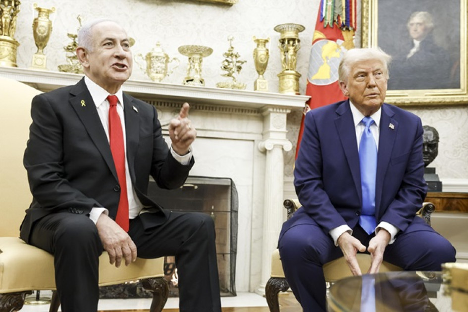 El presidente de Estados Unidos, Donald Trump, recibió en la Casa Blanca al primer ministro israelí, Benjamín Netanyahu.