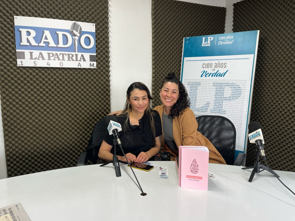 Juliana Toro Arias y Ana Bolena Meléndez, fundadoras de Revolución Roja. 