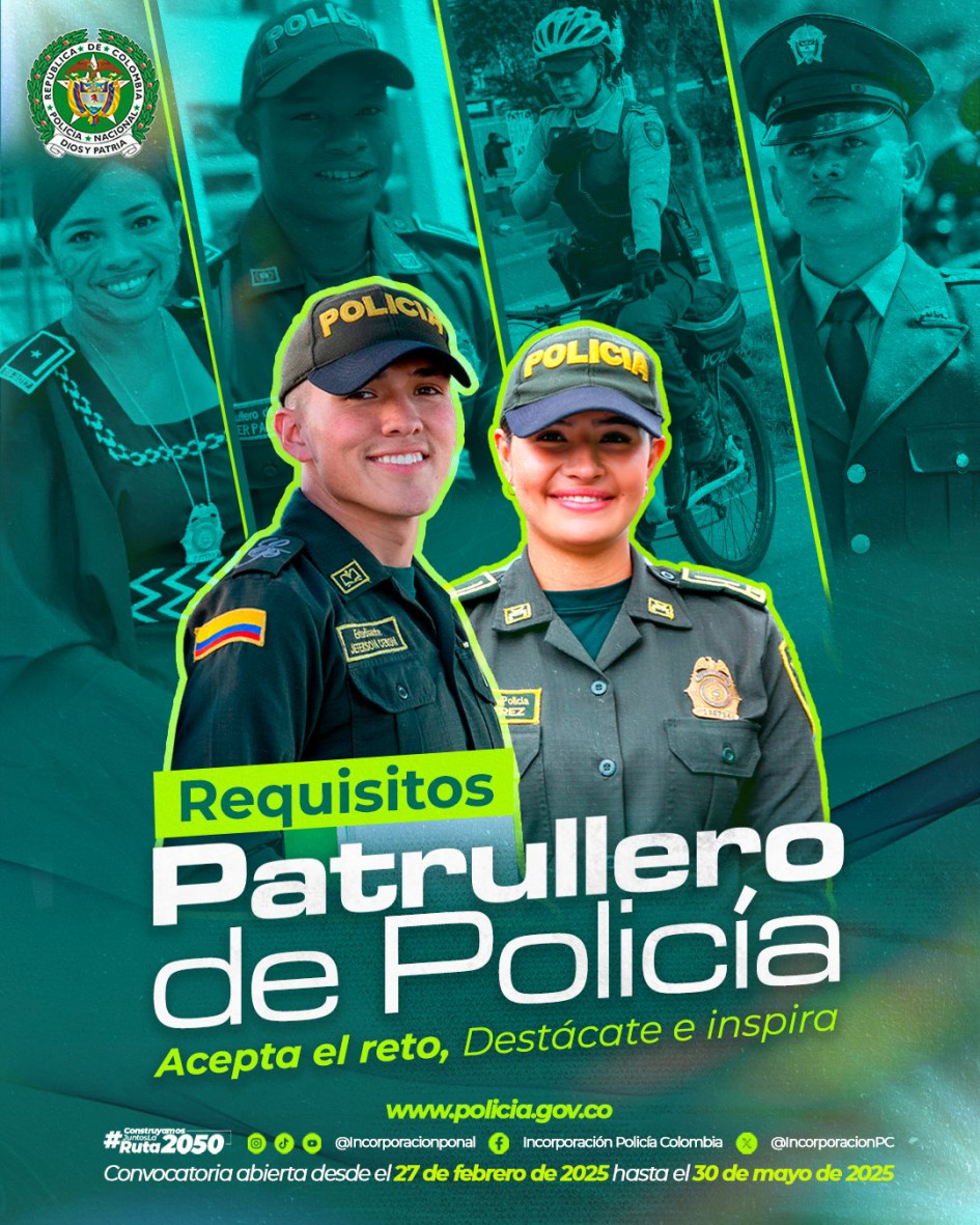 Más información ingresando a www.policia.gov.co.