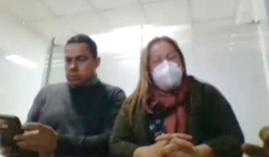 La gerente de Telecafé, Amanda Jaimes, estuvo en la audiencia de un reciclador al que pillaron robando elementos de ese medio de comunicación.