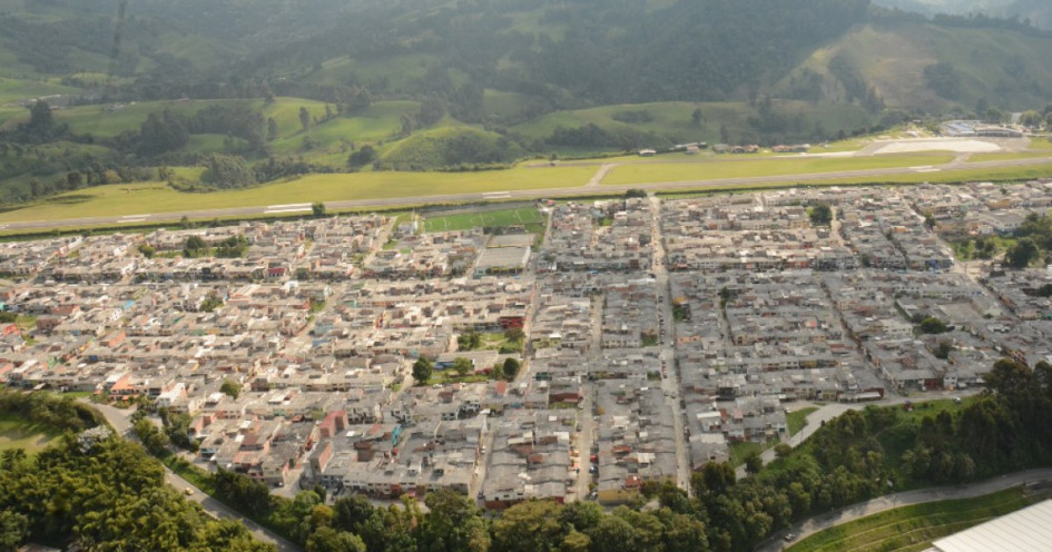 Panorámica del barrio La Enea de Manizales