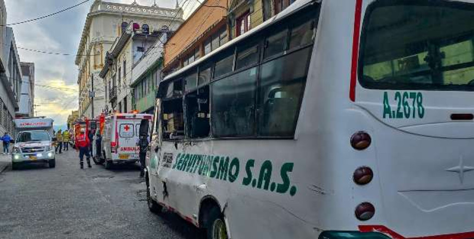 El accidente de este martes 18 de marzo. El accidente de este martes 18 de marzo.